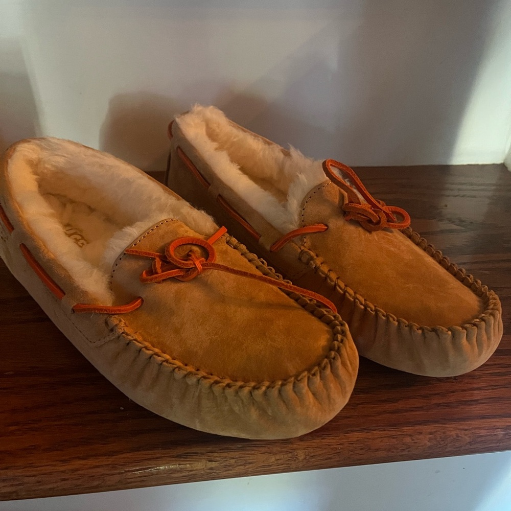UGG Tan Moccasin Slippers